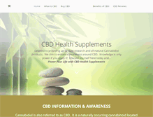 Tablet Screenshot of cbdhealthsupplements.com